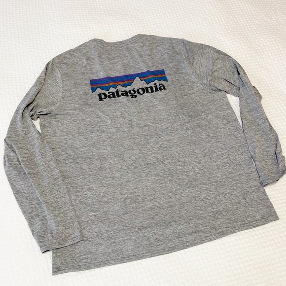 Patagonia Other - Patagonia Heather Gray Long Sleeve Top xl Capeline cool daily
